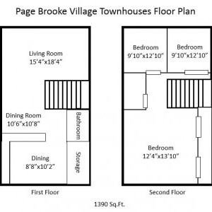 Page Brooke 3BR Floorplan