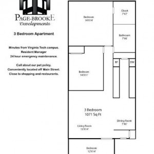 Ridgeview 3BR Floorplan